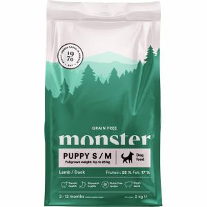Monster Dog Grain Free Puppy S/M Lamb/Duck