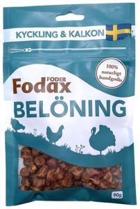 Fodax Belöning Kyckling & Kalkon 90 g