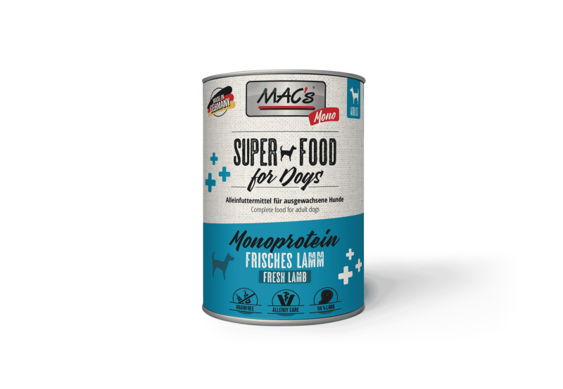 MAC's Mono Sensitive Lamm Burk 400g