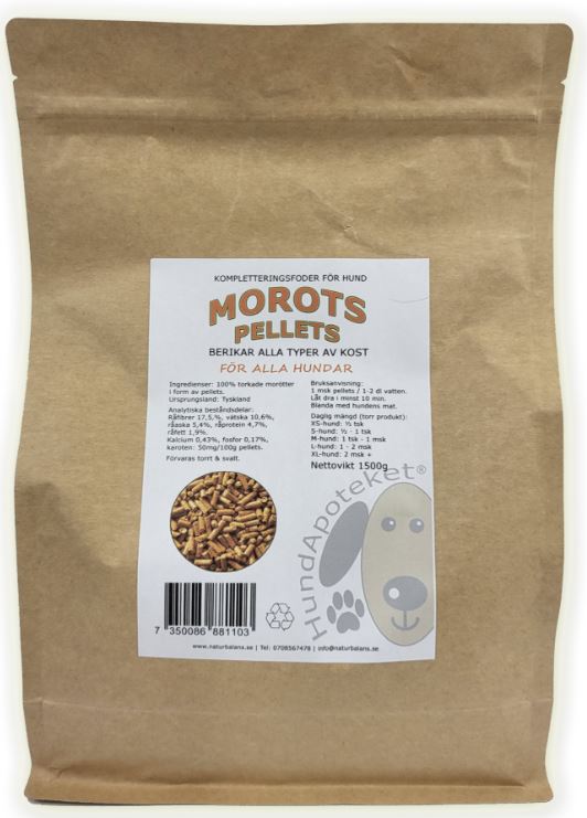 Morotspellets - Hundapoteket