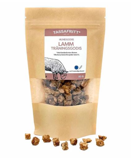 Tassafritt Lamm Träningsgodis, 80 gr