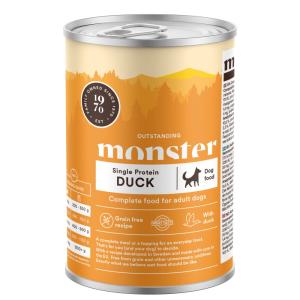 Monster Hund Adult Single Protein Anka Burk 400 g