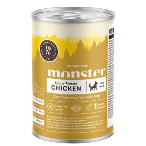 Monster Hund Adult Single Protein Chicken Burk 400 g