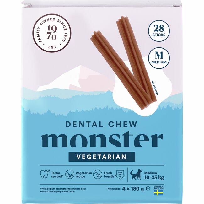 Monster Dental Chew Vegetarian 28-pack