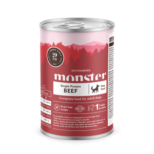 Monster Hund Adult Single Protein Biff Burk 400 g