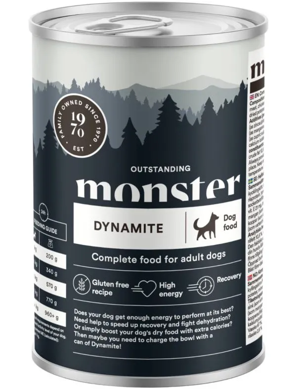 Monster Hund Dynamite Burk 400 g