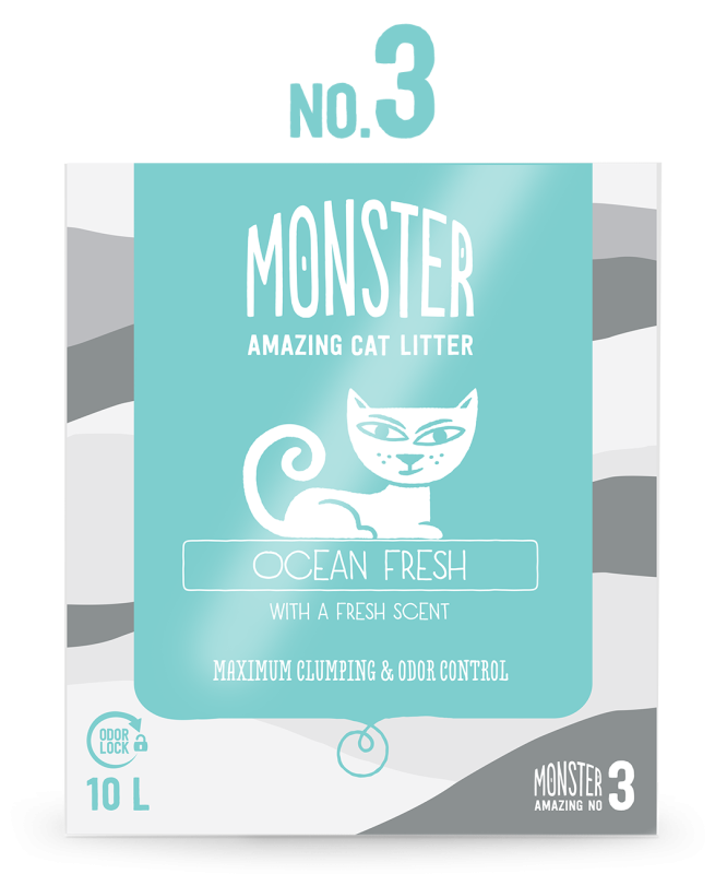Monster kattsand Ocean Fresh