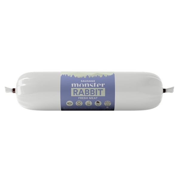 Monster Dog Sausage Rabbit 200 gr