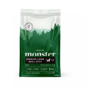 Monster Dog Grain Free Singles Lamb Small Bites 2kg