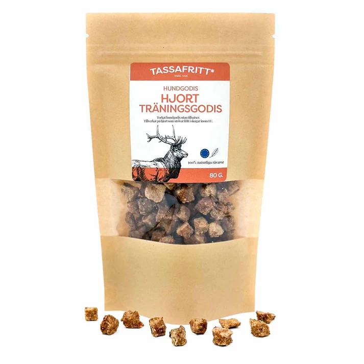 TASSAFRITT hjort träningsgodis 80 gr