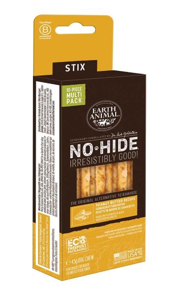 No-Hide tuggpinnar Peanut butter, Earth Animal