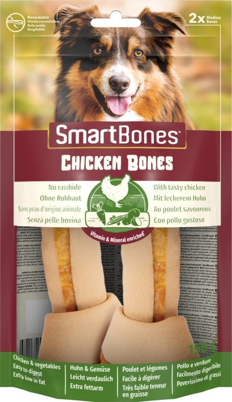 SmartBones Kyckling  2-pack M