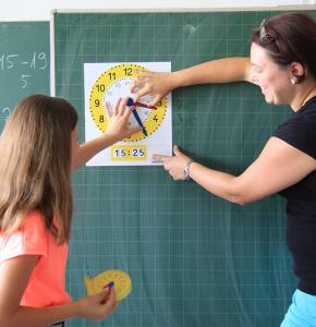 Klocka, förevisning, magnetisk