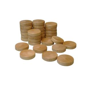 1st Set ´runda träbrickor´ till Jakkolo 30 st