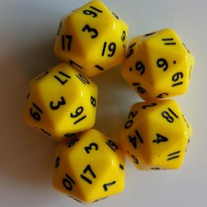 Speltärningar 30-pack 20-sidiga