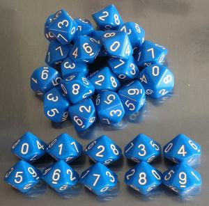 Speltärningar 30-pack 10-sidiga