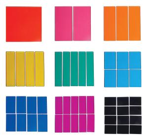 Bråkkvadrater transparenta