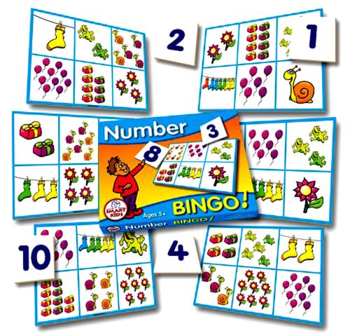 Mattebingo Antal & siffror