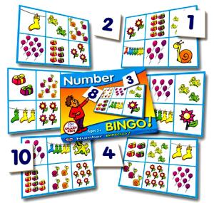 Mattebingo Antal & siffror