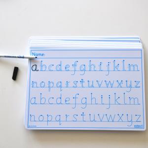 Alfabetstavla A4 gemener