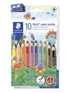 Färgpenna STAEDTLER Noris club Jumbo 10 färger