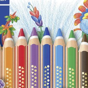 Färgpennor Staedtler Noris Club Jumbo, 10 färger