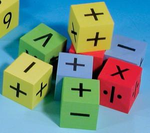 Tysta tärningar, räknesätten, 8-pack