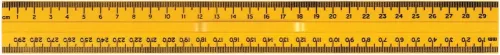 30 cm Linjal, dubbel mm-gradering
