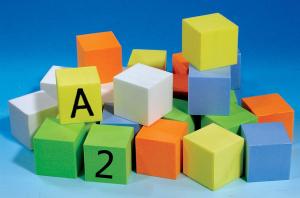 Tysta tärningar, omärkta 25-pack