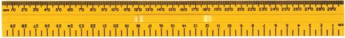 30 cm Linjal, cm/mm