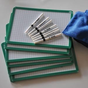 Magnet & whiteboardtavla A4 Klassrums-set