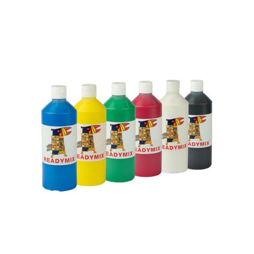 Readymix färglära 500 ml x6 färger