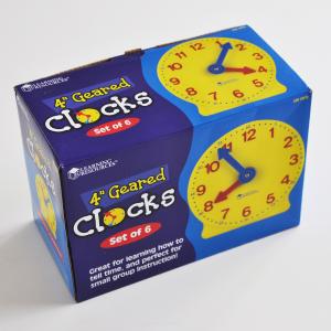 Elevklocka med synkrona visare 10 cm