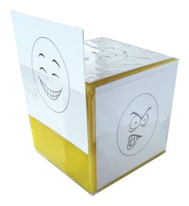 Tärningskort KÄNSLOR 12x12cm