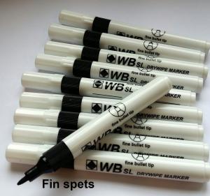 Elev whiteboardpennor ´WB sl´10-pack svart