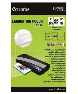 25-pack Lamineringsfickor ´Legal´ 229x368 mm