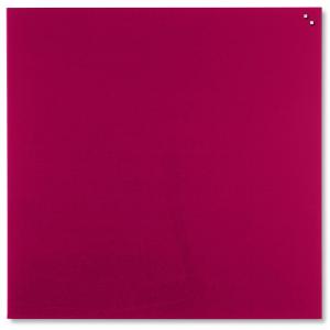 Glastavla Magnetisk 45x45 cm röd