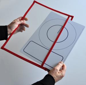 Clearboard + whiteboardpennor + mikrofiberdukar 30-pack