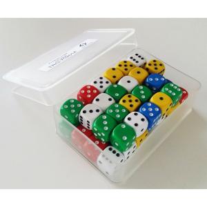 Pricktärningar 50-pack  i blandade färger