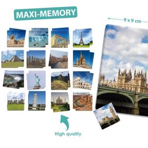 Maxi-Memory ´Platser På Jorden´Memoryspel