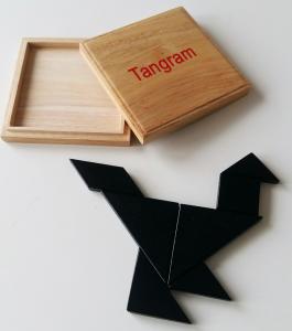 Tangram i trä