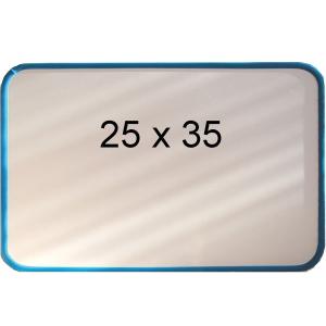 Magnet & whiteboardtavla 25 x 35 blå ram