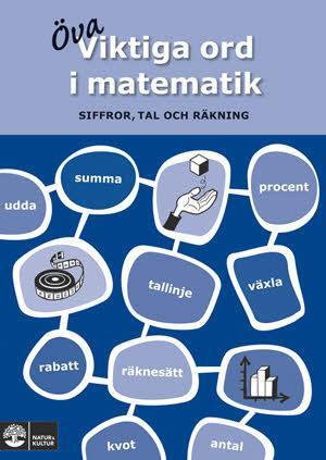 Siffror, tal &amp räkning - Viktiga ord i matematik