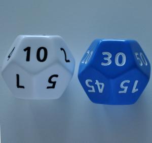 Klocktärningar 2 st