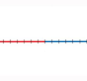 Tallinje Blank, 200x20cm