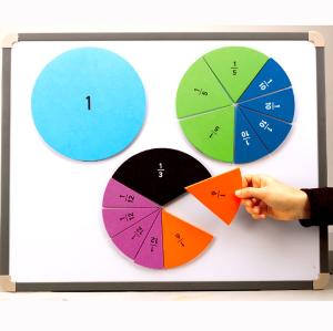 Magnetiska bråkcirklar 20 cm