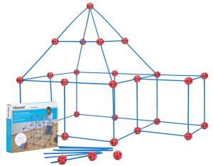 XXL byggsats för geometriska former, 77 delar