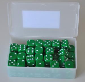 Pricktärningar 50-pack - Grön