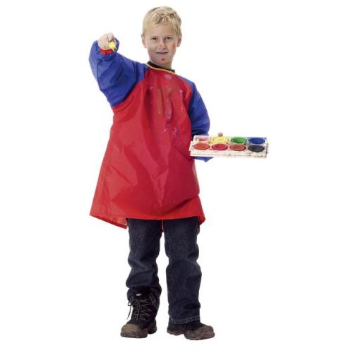 Förkläde med ärmar 5-8år längd 65cm