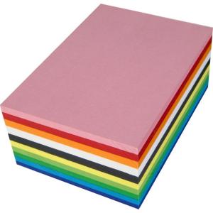 Kartong A4 mix 180g 25 ark x10 färger